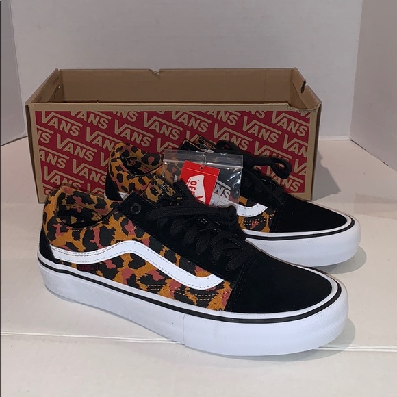 cheetah print vans old skool